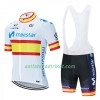 Fahrradbekleidung Radtrikot Kurzarm + Trägershorts 2020 Movistar Team N002